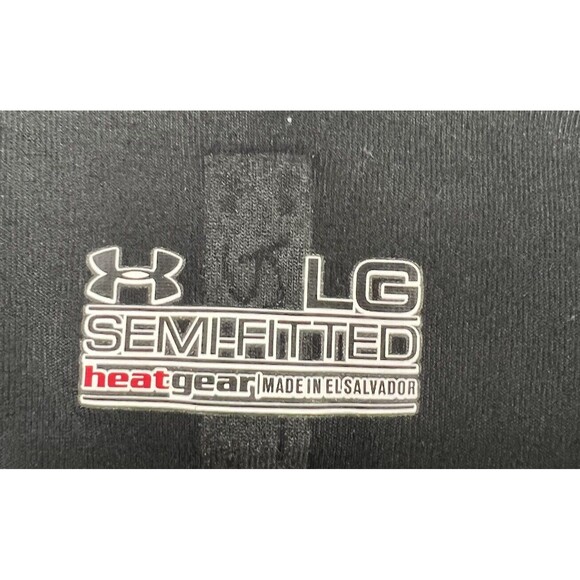 Under Armour L Graphic T Shirt Only The Tough Survive Heat Gear Semi Fitted - Picture 3 of 10